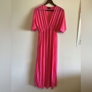 Beach by Exist Pink Full Length Bathing Suit Coverup.